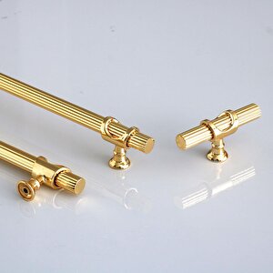 Arsin Altın Metal Kulp 128 Mm-12.8 Cm Mobilya Dolap Çekmece Mutfak Dolabı Kapak Kulpları Kulbu Kulpu