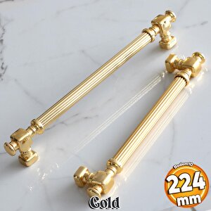 Talas Altın Çizgi Metal Kulp 224 Mm 22.4 Cm Mobilya Çekmece Mutfak Dolabı Dolap Kapak Kulpları Kulbu
