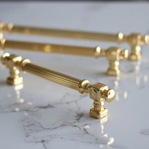 Talas Altın Çizgi Metal Kulp 224 Mm 22.4 Cm Mobilya Çekmece Mutfak Dolabı Dolap Kapak Kulpları Kulbu