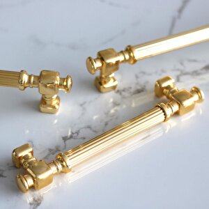 Talas Altın Çizgi Metal Kulp 224 Mm 22.4 Cm Mobilya Çekmece Mutfak Dolabı Dolap Kapak Kulpları Kulbu