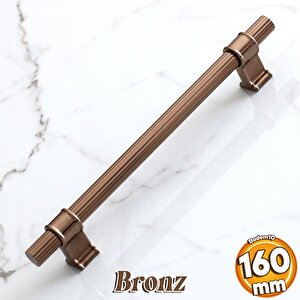 Hisar Bronz Renk Metal Kulp 160 Mm-16 Cm Mobilya Çekmece Dolap Mutfak Dolabı Kulpları Kulbu Kulpu