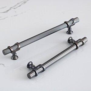 Arsin Füme Metal Kulp 128 Mm-12.8 Cm Mobilya Çekmece Dolap Kapak Mutfak Dolabı Kulpları Kulbu Kulpu
