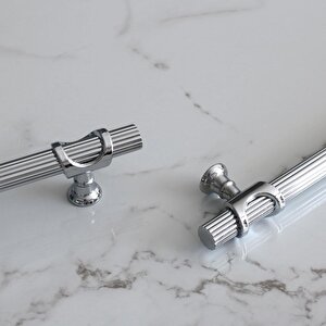 Arsin Krom Metal Kulp 192 Mm-19.2 Cm Mobilya Çekmece Mutfak Dolap Dolabı Kapak Kulpları Kulbu Kulpu