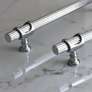 Arsin Krom Metal Kulp 192 Mm-19.2 Cm Mobilya Çekmece Mutfak Dolap Dolabı Kapak Kulpları Kulbu Kulpu