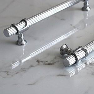 Arsin Krom Metal Kulp 192 Mm-19.2 Cm Mobilya Çekmece Mutfak Dolap Dolabı Kapak Kulpları Kulbu Kulpu