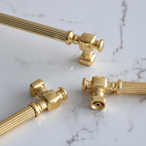 Talas Altın Çizgi Metal Kulp 128 Mm 12.8 Cm Mobilya Çekmece Mutfak Dolabı Dolap Kapak Kulpları Kulbu