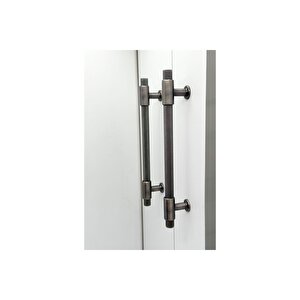 Handles Kulp Mobilya Dolap Mutfak Çekmece Kulpu 158 Mat Skoç Füme 160 Mm (16 Cm) 5 Adet