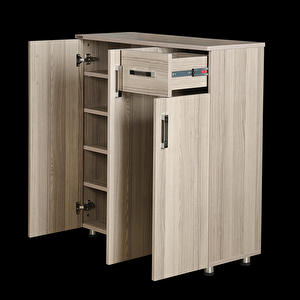 Ayakkabılık 12672 Çok Amaç Model Parlak Cordoba Hard Suntalem Demonte 5raf 1çek