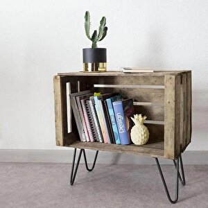Demir Firkete Sehpa Mobilya Metal Ayağı 40 Cm