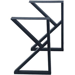 Metal Ayak Çalışma Masası Kütük Masa Ayağı Metal Mobilya Ayağı