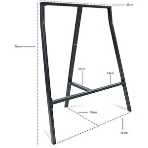 Kütük Masa Ayağı Metal Masa Ayağı İnce Tasarım