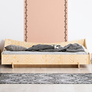 Montessori Karyola 90x190 Vega Çocuk Yatak Doğal Çam 90x190 cm