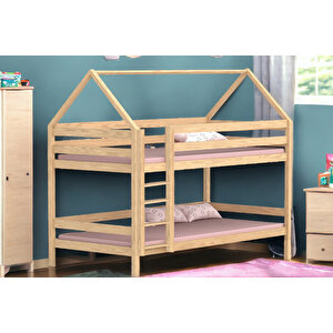 Simge Ahşap 90x190 Çocuk Odası Ranza