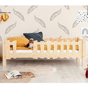 Jüpiter Doğal Çam Montessori Bebek Ve Çocuk Karyolası 90x190 cm
