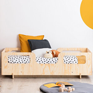 Mocha Montessori Çocuk Karyolası Bebek Yatağı Karyola 90x190 cm