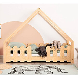 Montessori Yatak Doğal Çam Çocuk Ve Bebek Karyolası Tale