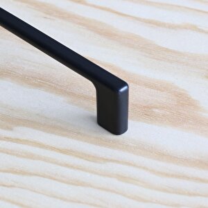 Merve Siyah Metal Kulp 128 Mm-12.8 Cm Mobilya Çekmece Mutfak Dolabı Dolap Kapak Kulpları Kulbu Kulpu