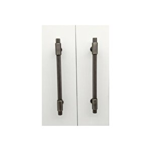 Handles Kulp Mobilya Dolap Mutfak Çekmece Kulpu 158 Mat Skoç Füme 128 Mm ( 12,8 Cm ) 10 Adet