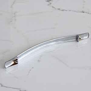 Elif Krom Metal Kulp 160 Mm-16 Cm Mobilya Çekmece Mutfak Dolabı Dolap Kapak Kulpları Kulbu Kulpu