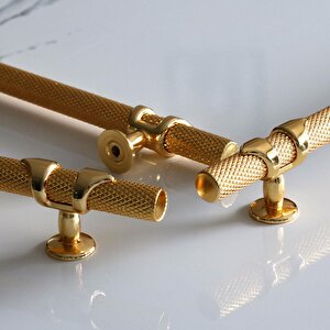Burç Kulp 128 Mm Gold Altın Renk Mobilya Çekmece Mutfak Dolabı Dolap Kulpları Kapak Kulpu Kulb Metal