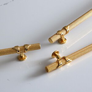 Burç Kulp 128 Mm Gold Altın Renk Mobilya Çekmece Mutfak Dolabı Dolap Kulpları Kapak Kulpu Kulb Metal