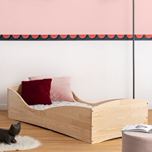 Petek Montessori Karyola Beşik Çocuk Odası Ahşap Yatak 90x190 cm