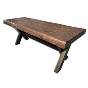 Bench 12511 Kütük Desenli  Model Çelik Ayak Kalınlaştırılmış Tabla El Yapım