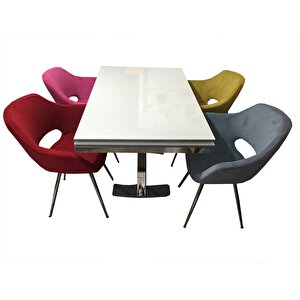 Masa 12562 X Model Metal Nikelaj Ayk Yan Açıl Glosspan Tabla Dökme Sünger Sandaly