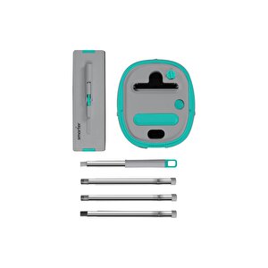 Aqua Jet Temi̇z & Ki̇rli̇ Suyu Ayirma Özelli̇ği̇ Tablet Mop Temi̇zli̇k Seti̇ Paspas
