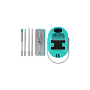 Aqua Jet Temi̇z & Ki̇rli̇ Suyu Ayirma Özelli̇ği̇ Tablet Mop Temi̇zli̇k Seti̇ Paspas