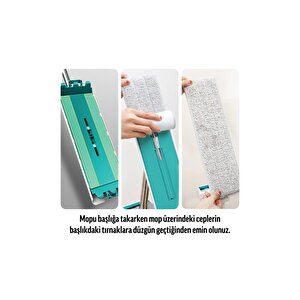 Smarter Aqua Jet Temi̇z & Ki̇rli̇ Suyu Ayirma Özelli̇ği̇ Tablet Mop Temi̇zli̇k Seti̇ Paspas