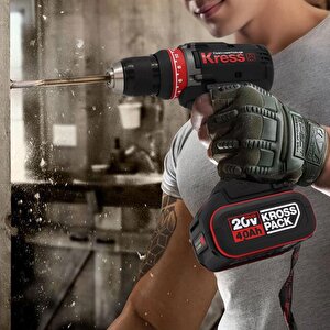 Kress Kua72.91 20volt Kömürsüz Profesyonel Şarjlı Matkap (akü Dahil Değildir)