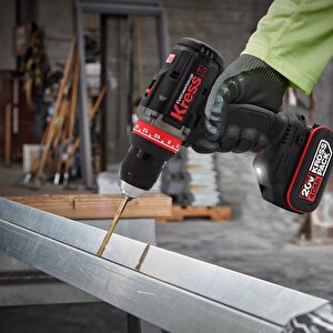 Kress Kua72.1 20volt/4.0ah Li-ion Çift Akülü Kömürsüz Profesyonel Şarjlı Matkap