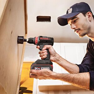 Kress Kua72.1 20volt/4.0ah Li-ion Çift Akülü Kömürsüz Profesyonel Şarjlı Matkap