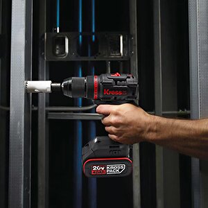 Kress Kua71 20volt/4.0ah Li-ion Çift Akülü Kömürsüz Profesyonel Şarjlı Matkap