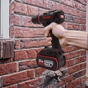 Kress Kuc30.91 20volt Kömürsüz Profesyonel Şarjlı Darbeli Matkap (akü Dahil Değildir)