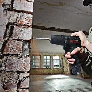 Kress Kuc12 12volt/2.0ah Li-ion Çift Akülü Kömürsüz Profesyonel Şarjlı Darbeli Matkap