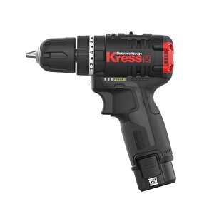 Kress Kuc12 12volt/2.0ah Li-ion Çift Akülü Kömürsüz Profesyonel Şarjlı Darbeli Matkap