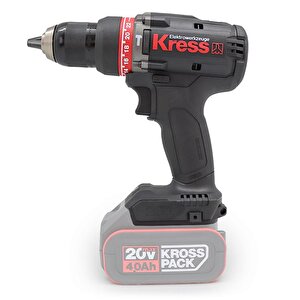 Kress Kuc31.91 20volt Kömürsüz Profesyonel Şarjlı Darbeli Matkap (akü Dahil Değildir)