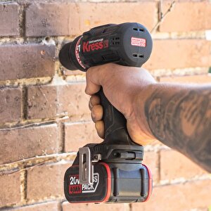 Kress Kuc31.91 20volt Kömürsüz Profesyonel Şarjlı Darbeli Matkap (akü Dahil Değildir)
