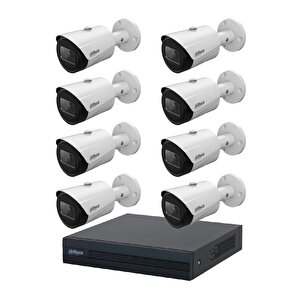 8 Kameralı 2 Mp Ip Güvenlik Kamera Seti