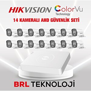 Hikvision 14 Kameralı Renkli Ahd Güvenlik Kamera Seti