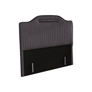 Royal Lux Sandıklı Baza Başlık Paket Yaylı Pedli Yatak Seti Antrasit