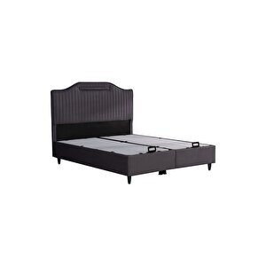 Royal Lux Sandıklı Baza Başlık Seti Antrasi̇t (yatak Dahi̇l Deği̇ldi̇r) 140x190 cm