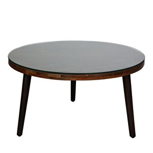 Toros Otantik Camlı Orta Sehpa Ms.jg0026 Beyaz