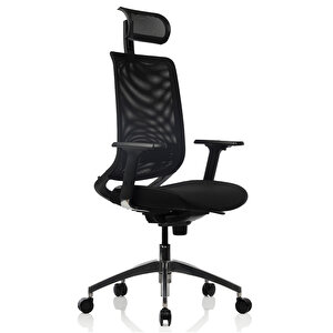 Reflex 9 Başlıklı Alüminyum Çalışma Koltuğu (kumaş)