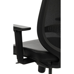 Bürosit Rhyme Plastik Ayarlı Kolçaklı Çalışma Koltuğu (suni Deri)