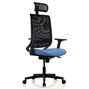 Reflex 9 Başlıklı Plastik Çalışma Koltuğu (kumaş)