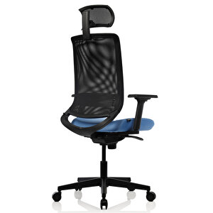Bürosit Reflex 9 Başlıklı Plastik Çalışma Koltuğu (kumaş)