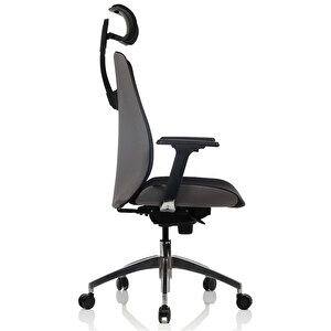 Bürosit Ori 9 Başlıklı Alüminyum Çalışma Koltuğu (kumaş)